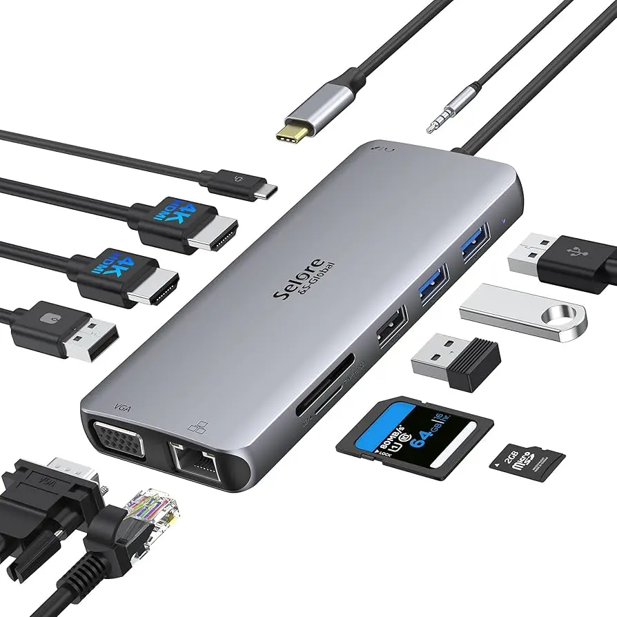 ADAPTATEUR 11en 1 TYPE C