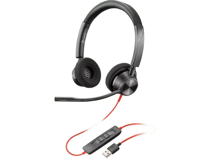 CASQUE POLY BLACKWIRE 3320 USB
